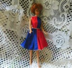 barbie redhead 943 dress